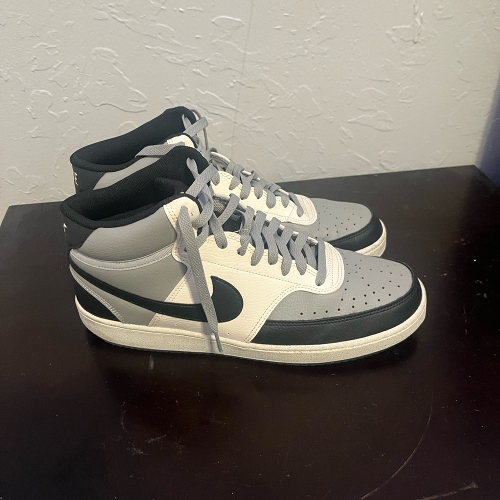 Nike Court Vision Mid Next Nature ‘light smoke grey sail’